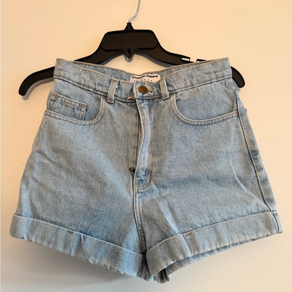 Original American Apparel High-Wasted Jean Shorts